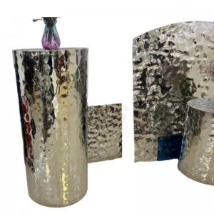 China 8k Mirror Water Ripple Surface Fabrication Decorative Metal Craft on sale