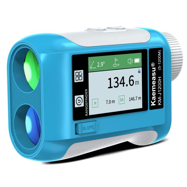 J600m Laser Rangefinder Rechargeable Fast Read Laser Distance Meter LCD Screen Memory Storage Portable Design