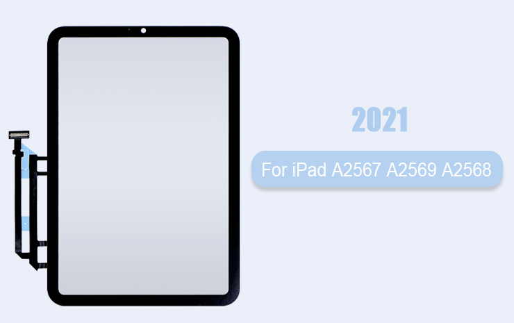 Other Compatible Touch Screen Glass Repair Parts for iPad Mini 5 to Fix Broken Pad Screen