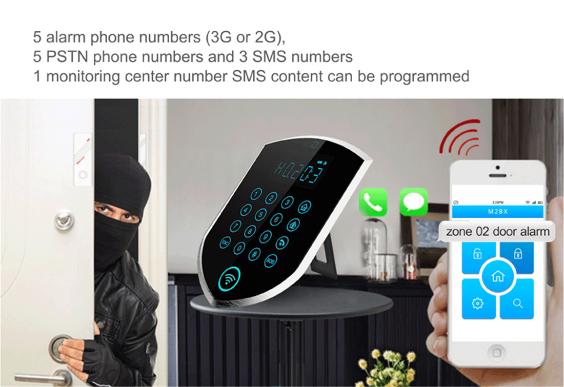 4G 2G Wi-Fi Smart Security Alarm System(YL-007WT2R)