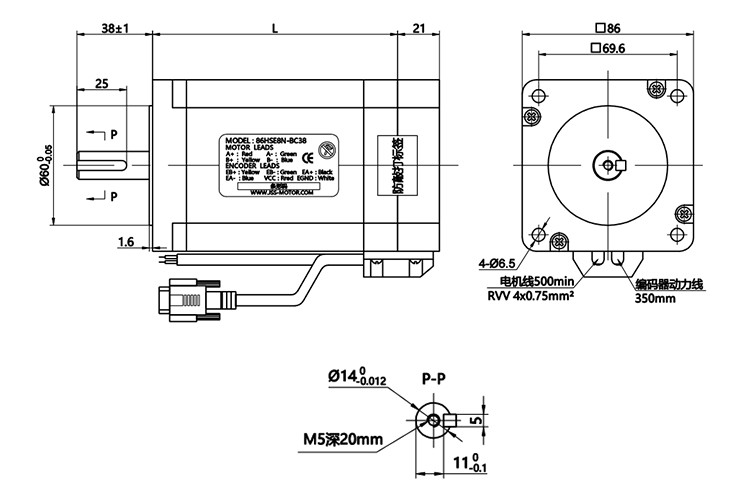 Nema 34 Closed Loop Servo Motor With Digital Display 2phase Low Voltage
