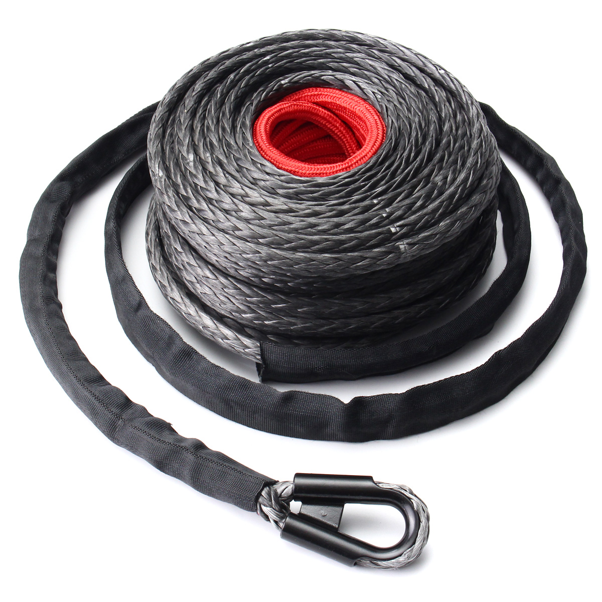 Synthetic Winch Rope 3/16''X 50'FT 8200LBS Customized Support for ATV/UTV Recovery
