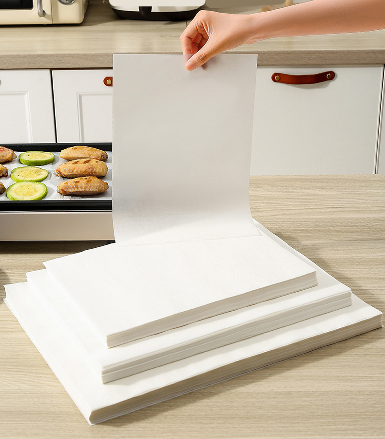 Coated Food Grade Silicon Baking Parchment Paper Large With Waterproof Coating