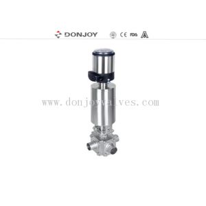 Pneumatic Ball Valve , Regulating Valve With Controller / Signal Indicator