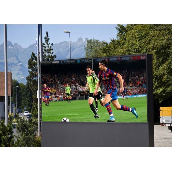 Outdoor Full Color Rental Advertising LED Display 256*128mm Module 6500cd/Sqm Brightness