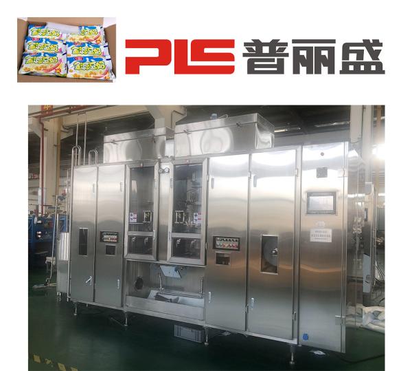 Soymilk 7500PPH Aseptic Milk Packet Packing Machine SUS304 Structure