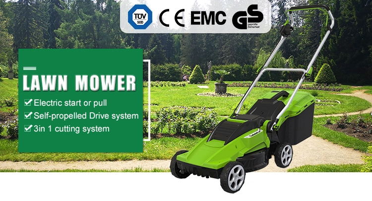 1200w 320mm Work Width Garden Petrol Lawn Mower 98CC Grass Cutter Machine