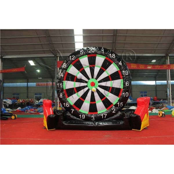 Waterproof Inflatable Soccer Dart Board , PVC Inflatable Interactive Games