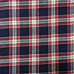 Quality Breathable Cotton 32X32 Yarn Dyed Plaid Cotton Fabric Grid Pattern wholesale