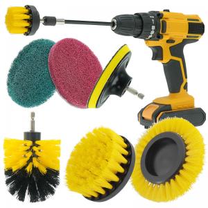 Quality Carpet Cleaning Drill Brush Attachment Scrub Pads Antiwear wholesale