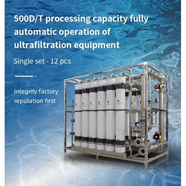 Fully Automatic Operation 500 Tons Per Day Ultrafiltration Equipment Pure Water Equipment Filtration