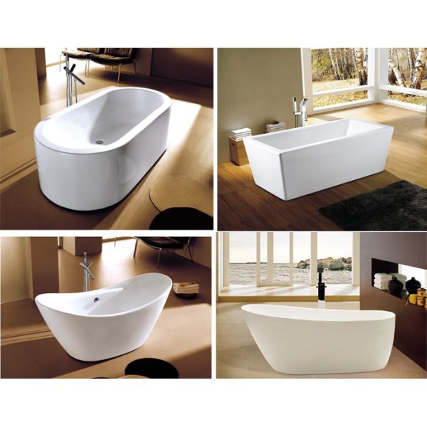cUPC freestanding clear acrylic bathtub,standard bathtub size,granite bathtub