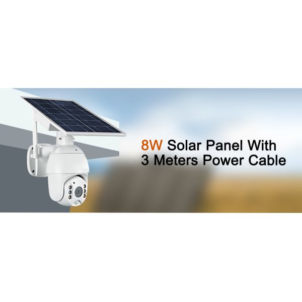 PIR LTE Cellular Security Camera 4G Solar Security Camera 2MP Cloud Storage