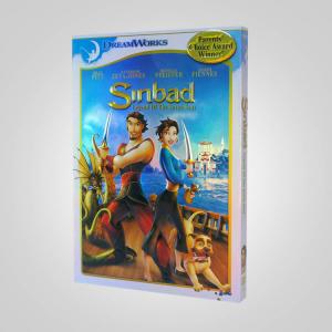 China Sinbad - Legend of the Seven Seas disney dvd movie children carton dvd with slipcover case on sale