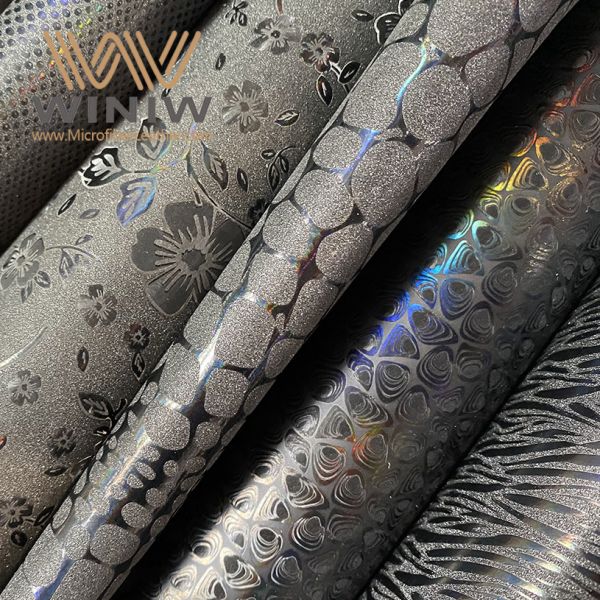 Suede Shoes Synthetic Leather 1.0mm - 2.0mm Lightweight Faux Leather Fabric