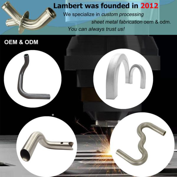 0.2mm CNC Tube Bending Service , Iron Aluminum Pipe Fabrication