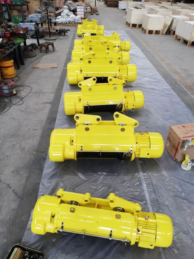 Warehouses Electric Single Girder Hoist 12m / 18m Lifting Height High Working Efficiency