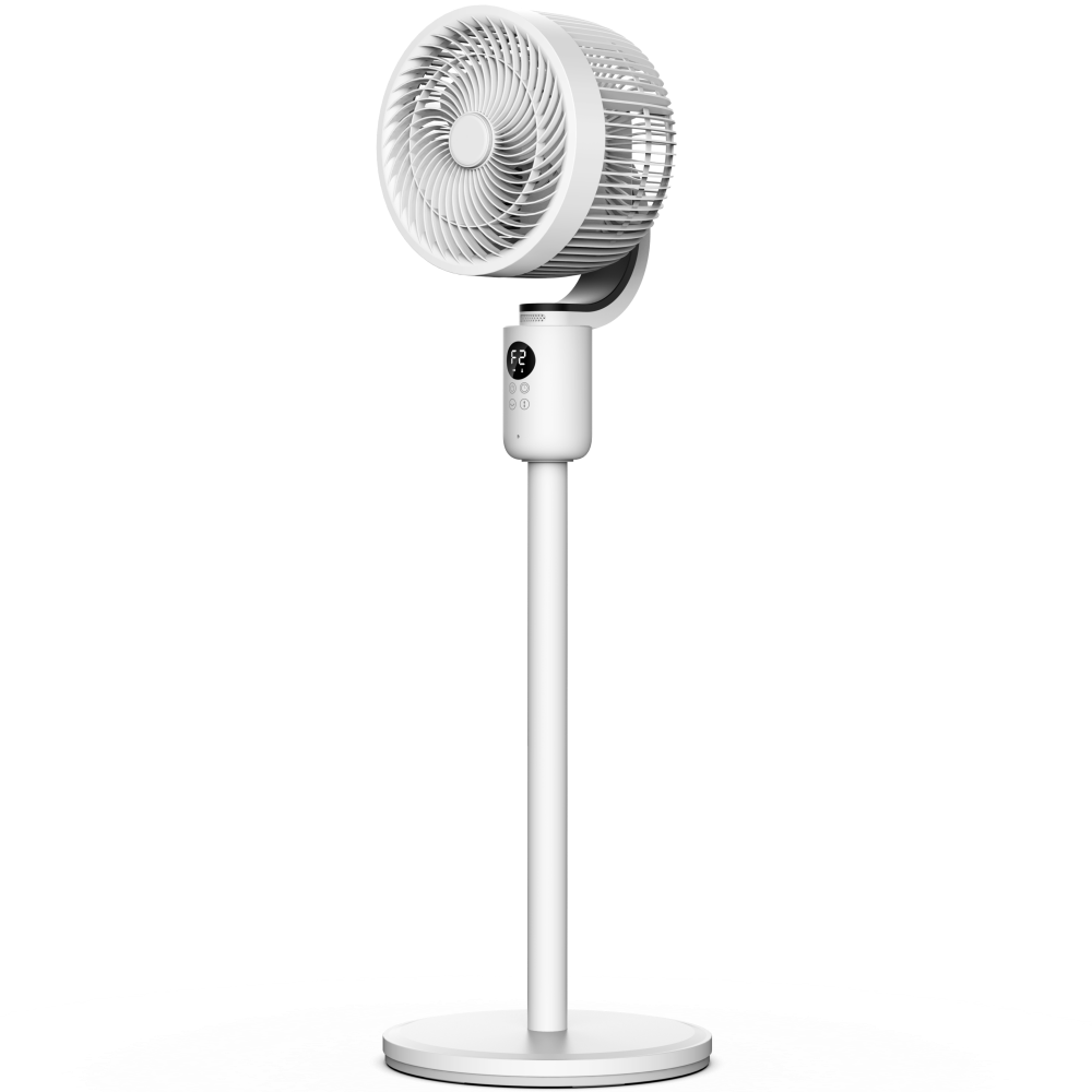 Electric Stand Fans Air Cooling Fan with AI Voice Control Voice Air Circulation Fan