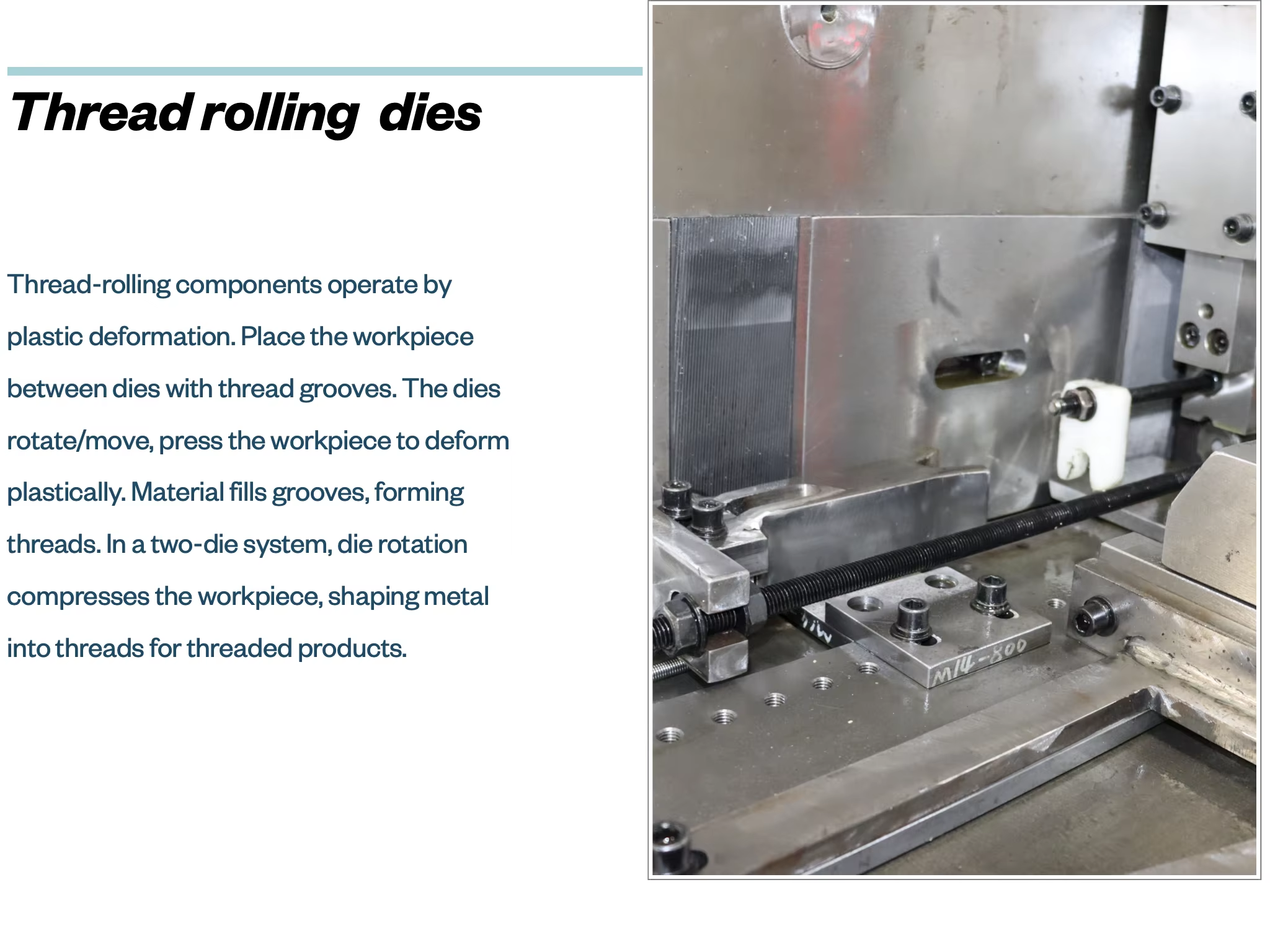 Robust Thread Forming Machine High Precision Low Waste Seamless Assembly Line Integration