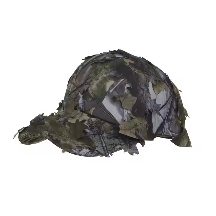 Wholesale outdoor camping hunting 3D real tree printing sports hat tactical quick dry camouflage baseball cap