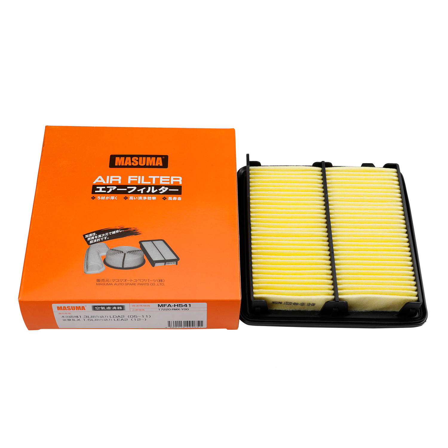 HA8626 Air Filter 17220-RMX-Y00 4560116494651 for TOYOTA MFA-H541 MASUMA 2.0L 1998cc