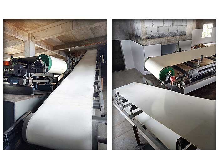 Professional Steel Conveyor Belt , Heat Resistant Conveyor Belt Discharged Head Tail