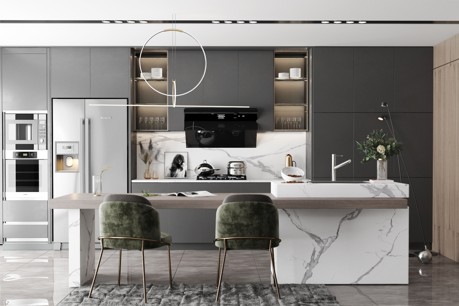 Modern Kitchen Design Cabinet Set Kitchen Cabinet Assembly Limited Time Discount