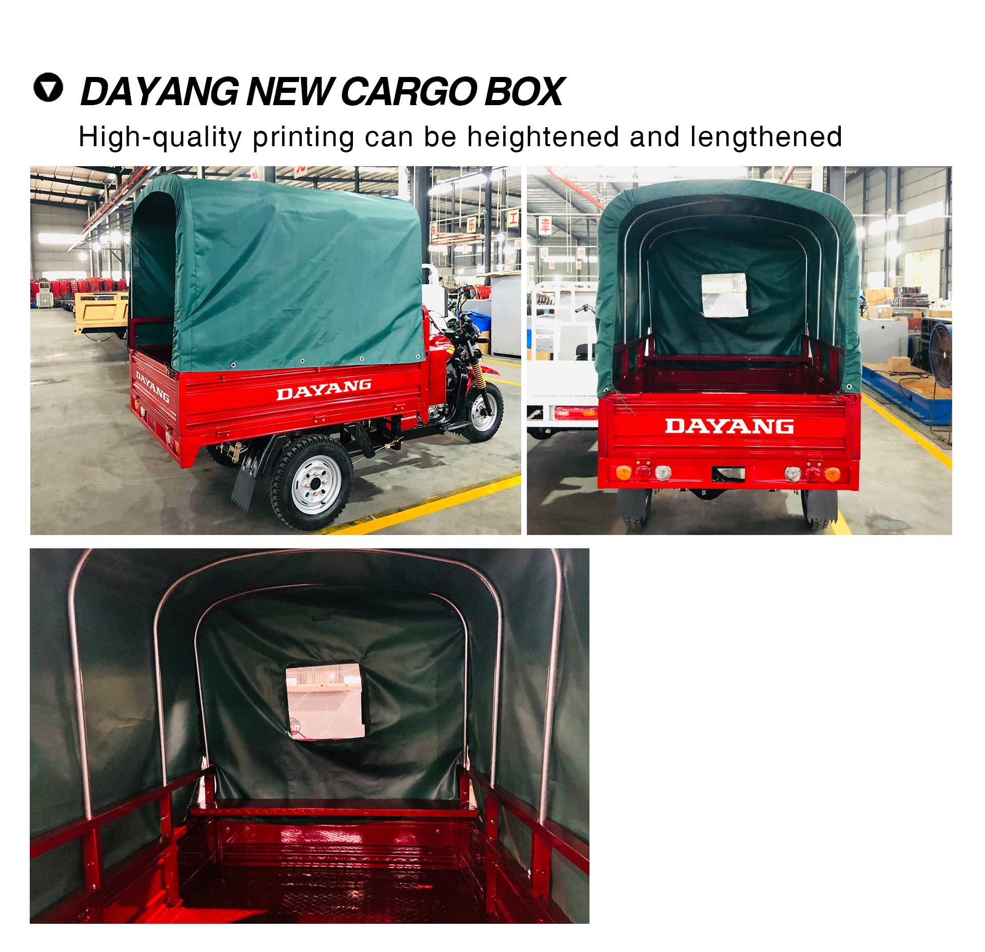 25° DAYANG 2021 Design Motorized Tricycle with 500 kg Storage Capacity in Indonesia