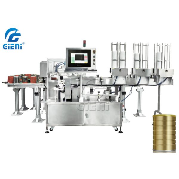 1.5Kw 0.6MPa Milk Powder Bottle Labeling Machine Automatic Bottle Labeler