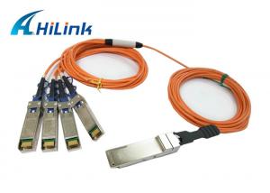 China Hot Pluggable QSFP Optical Cable QSFP-4X10G-AOC2M Energy Saving Hilink Brand on sale
