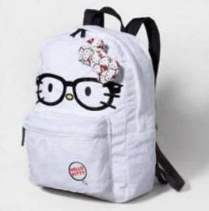 China canvasKitty backpack-brand bag-cute design school bag-canvas beautifull promotional baggae on sale