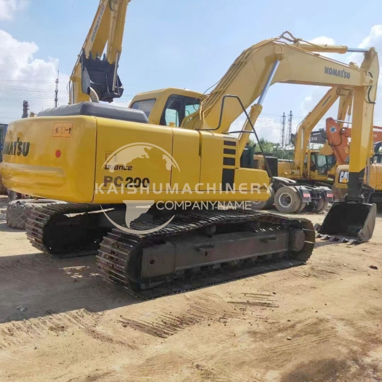 20 Ton Used Original Japan Komatsu PC200 Excavator with Machine Weight of 20000 KG