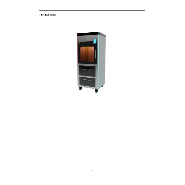 BS3DP-400PRO 3D Printer Driver/Software Solution 400x400x400 mm Build Volume Auto Leveling Rapid Prototyping 1 Year Warranty