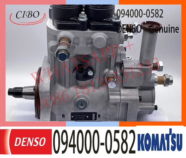094000-0582 DENSO Diesel SAA6D140 Engine Fuel HP0 pump 094000-0582 6261-71-1112 6261-71-1111 For PC650-8 PC600-8 PC800-8