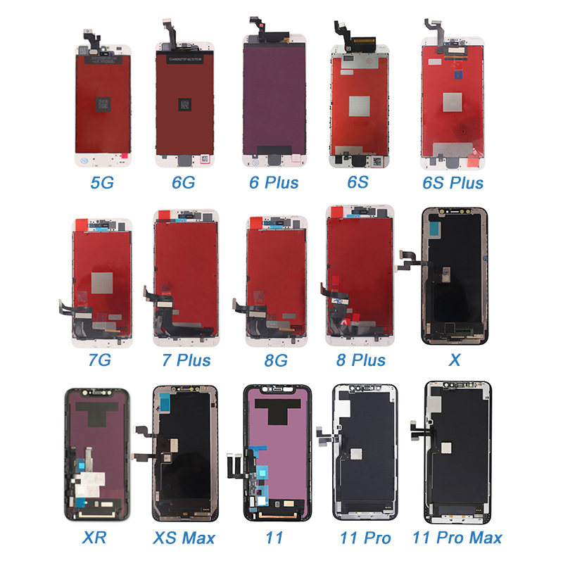 Iphone 7 8 10 11 Cell Phone LCD Screen True Color ESR Technology