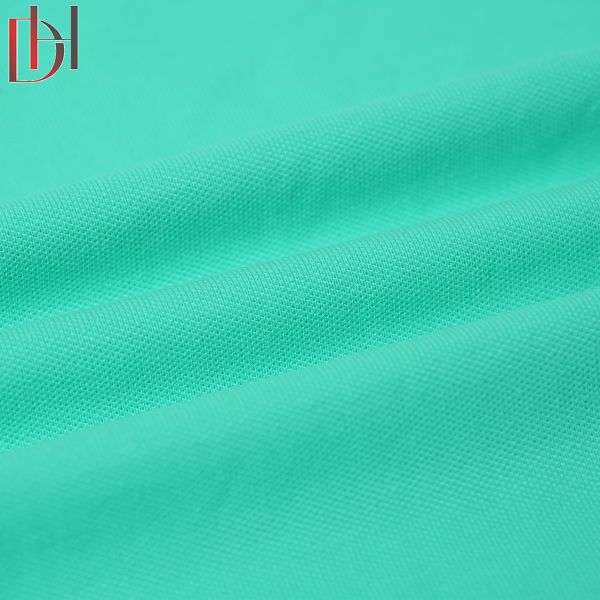 Custom High-quality 200G/M² Woven 96% Cotton 4% Spandex Polo Shirt Pearl Textile Fabric Factory