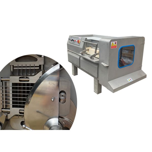 800KG/H Frozen Meat Dicing Machine Commercial Chicken Chunck