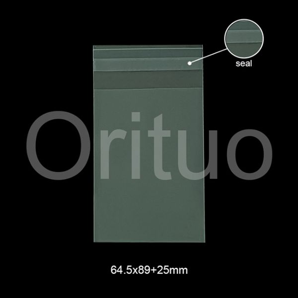 Ultra Clear Cpp 64x89mm Inner Card Sleeves With Self Adhesive Tape