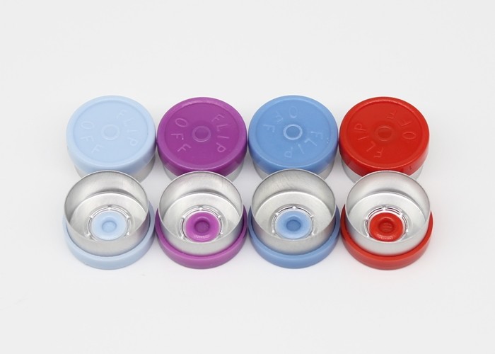 Wholesale 13mm Injection Medicinal Aluminum Plastic Flip Off cap