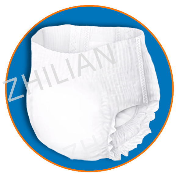 Ultra Thin Incontinence Pants Machine Pull Up Adult Diaper