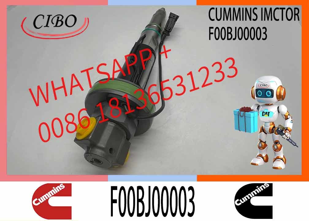 Common Rail Fuel Injector 288-2078 2882078 F00BJ00002 F00BJ00003 for Cummins QSK19 QSK60 Engine
