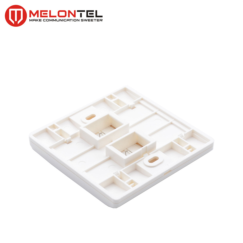 Cat6 2 Port Surface Mount Box , OEM MT 5910 Rj45 Keystone Jack 86 Type