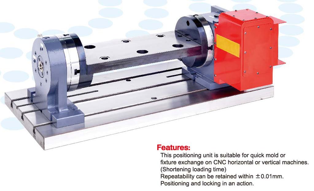 BLS QUICK CHANGE TYPE VISE WITH THE 4TH AXIS