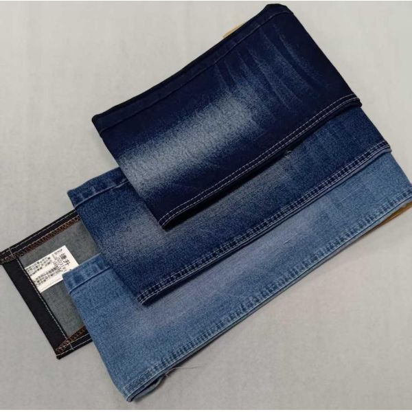 Medium elastic 11.2oz Dark blue with full width 180cm construction 8*16/70 Denim fabric JSD3191 for men jeans