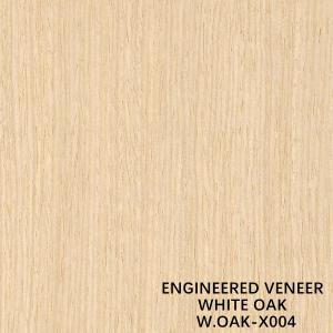 China Man Made Reconstituted Composite White Oak Wood Veneer X004 0.15-0.6mm For Plywood on sale