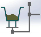 Plastic Product Making Rotational Moulding Machine For Colorfull Water Tank