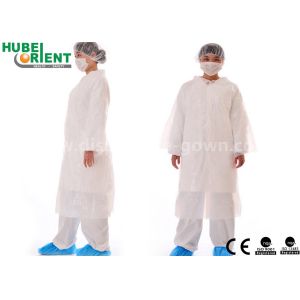 Quality 63g Long Sleeves Thumb Wrist Disposable CPE Gown wholesale