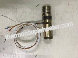 China Brass Hot Runner Nozzle Heater With External Type J Thermocouple on sale