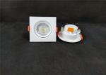 3W Adjustable Angle SMD Recessed Ceiling Spotlights , White LED Downlights