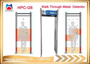 China Cheap 6 zone door frame walk through metal detector on sale